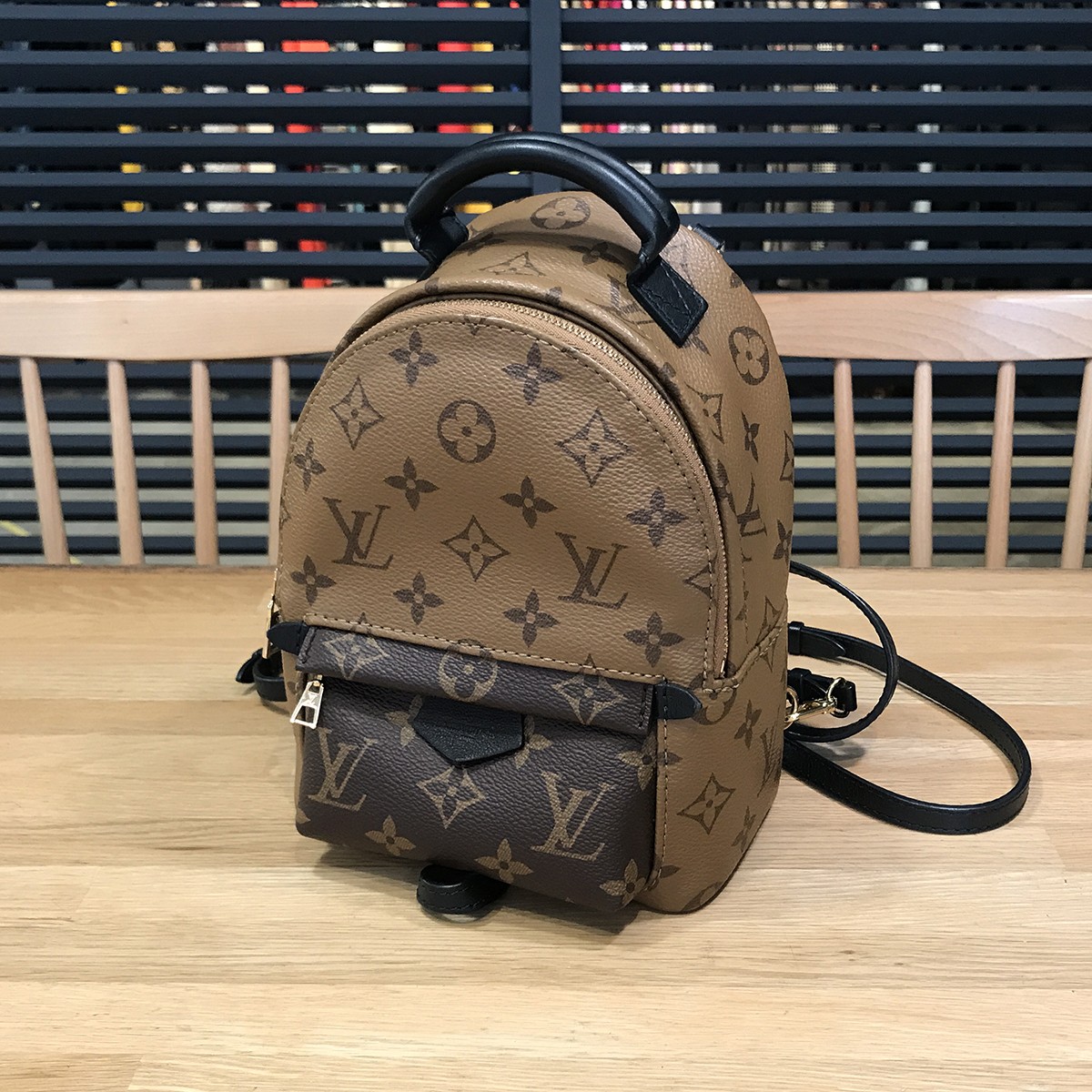 Louis Vuitton Monogram Reverse Mini Palm Springs Backpack M44872 88351