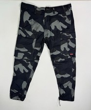Levi Strauss Premium Convertible Cargo Pant Men 33 (36x28) Camo Army Cinch Ankle