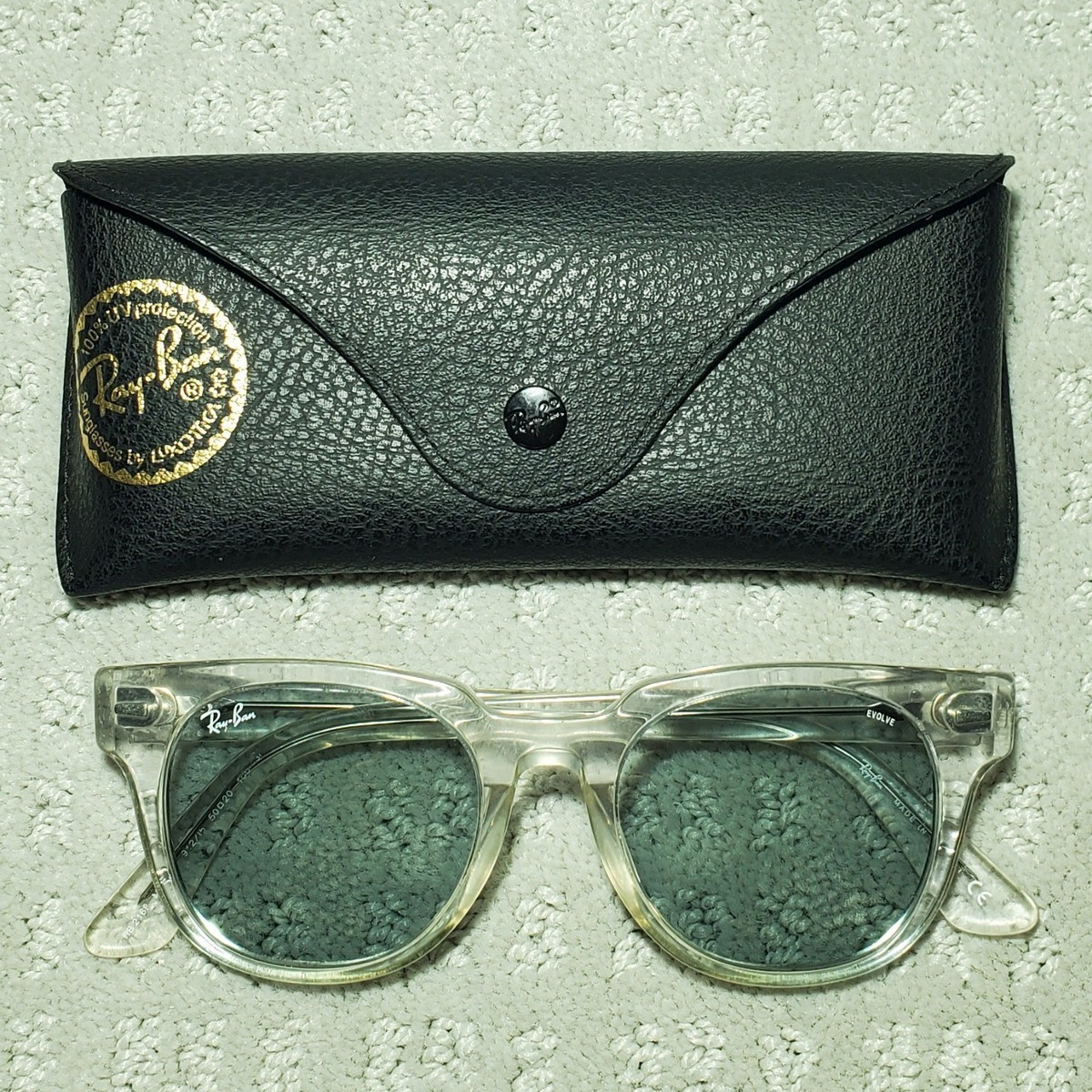 Ray-Ban Meteor model, specifically the RB2168 Clear Frame With