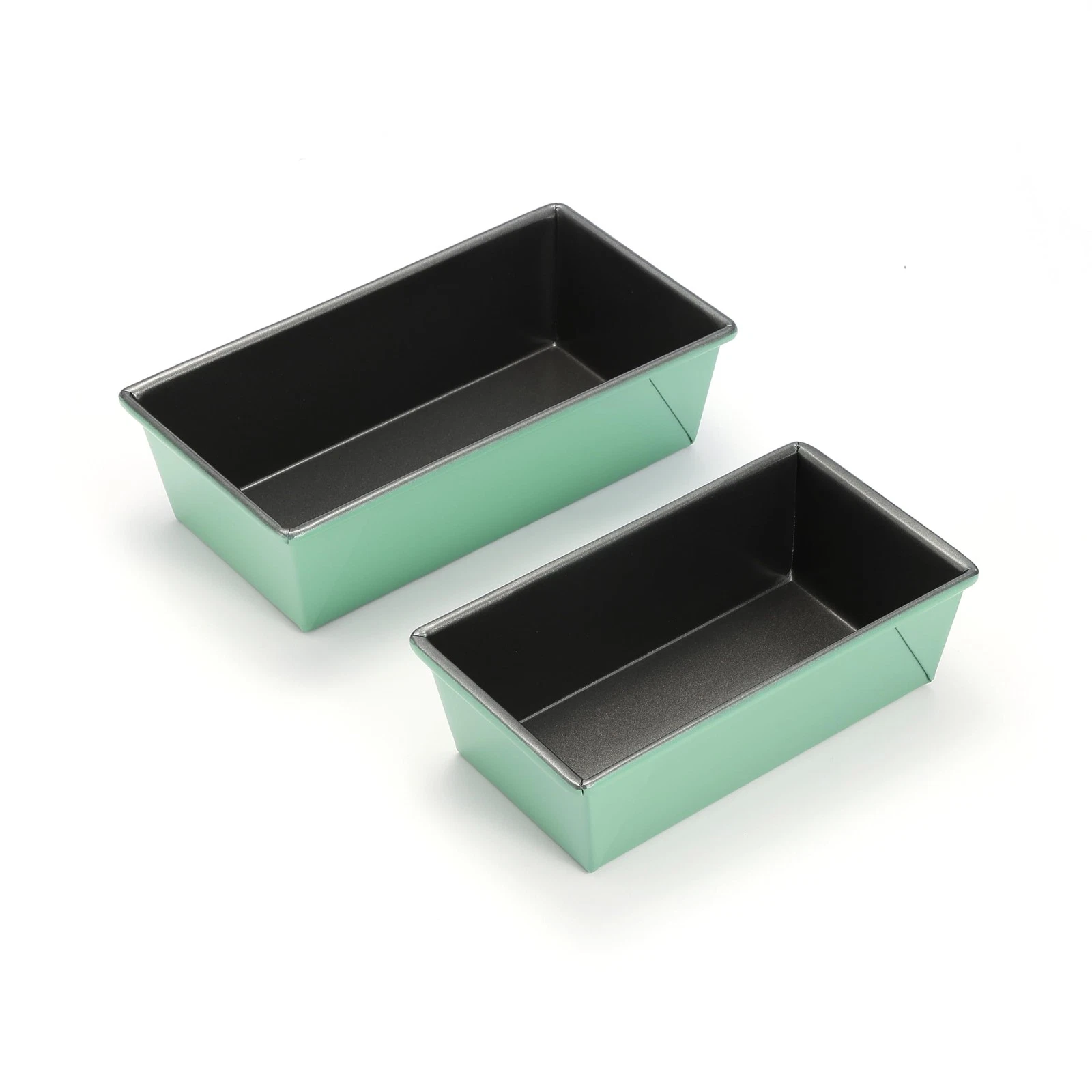 Bread Loaf Pan Aluminized Steel Non Stick Coating Home Baking 2 PCS 9x5 Inch
