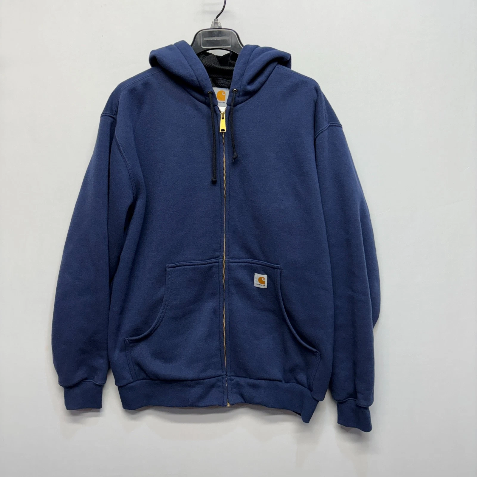Carhartt J149 Thermal Lined Full Zip Hoodie Sweatshirt Jacket Size Large C099 -4