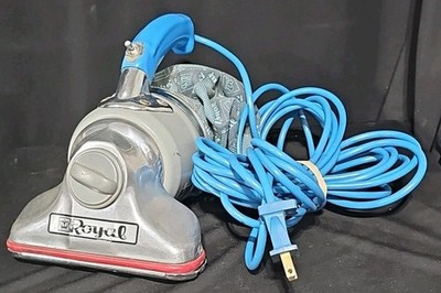 Royal Prince Model 501 Blue Hand Vac Vacuum Tested & Working USA 