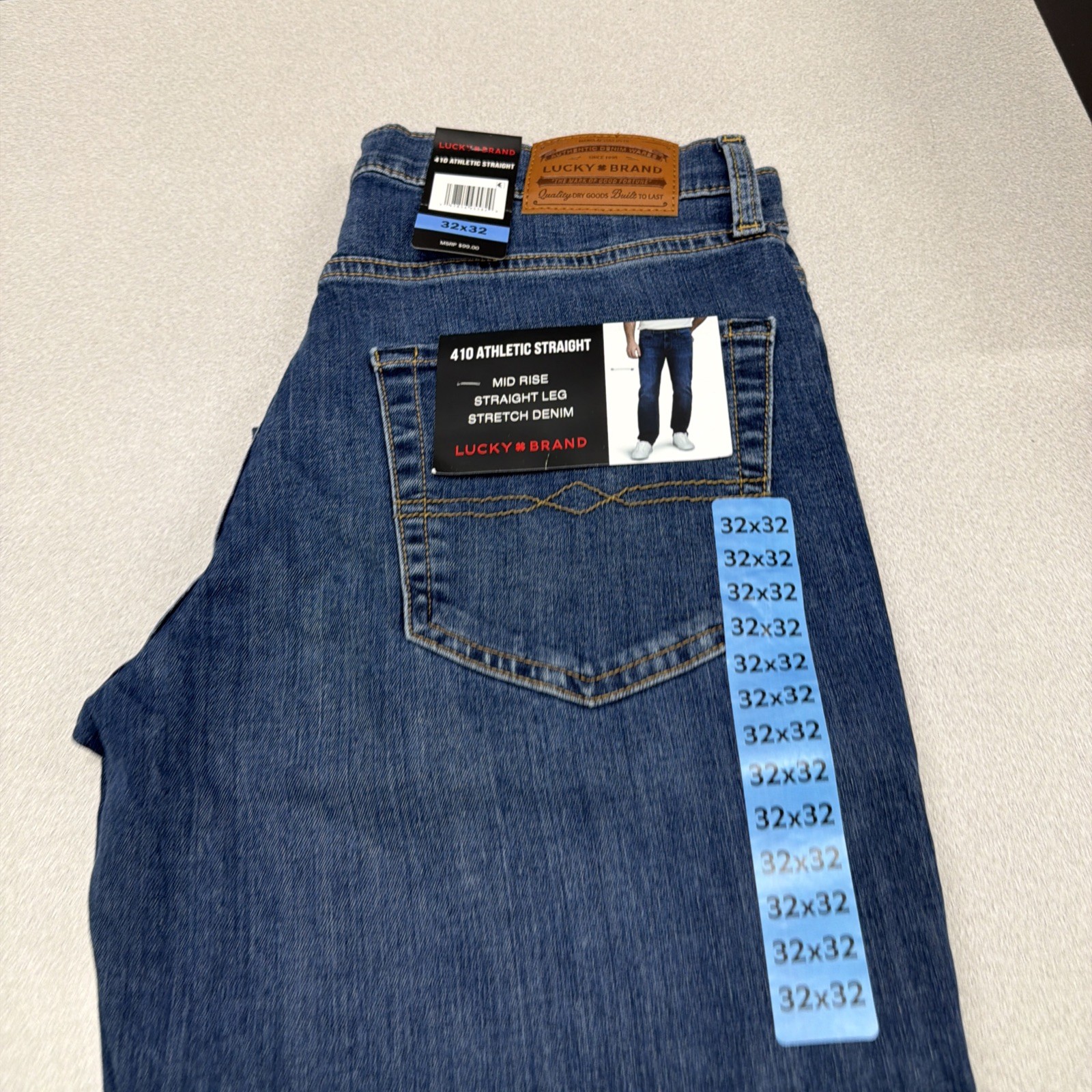 Men's Size 32x32 Blue Denim Pants
