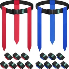 NEW Flag Football Set, 14 Player Adjustable Belts, 42 Flags Youth Adult