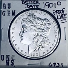 1901 O BU GEM MORGAN SILVER DOLLAR UNC MS+++ U.S. MINT RARE COIN 6931