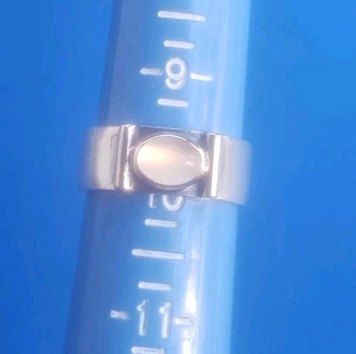 Vintage Sterling Silver 925 with Solid 14K Yellow Gold Ring. Sz 10