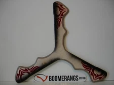 Back to Reality boomerang REALLY RETURNS! Handcrafted by Boomerangs by Vic