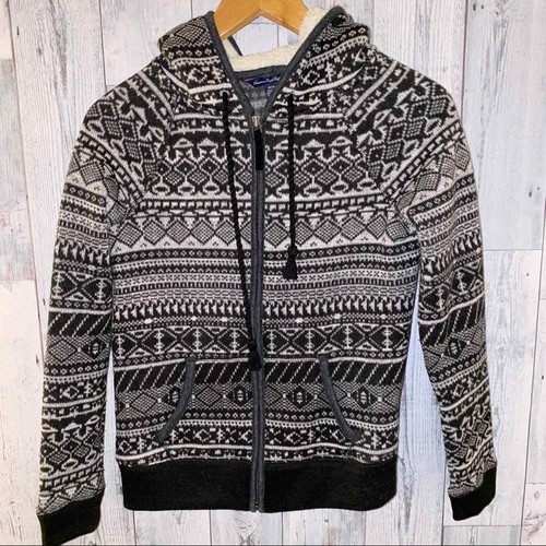American eagle full zip hoodie fleece 