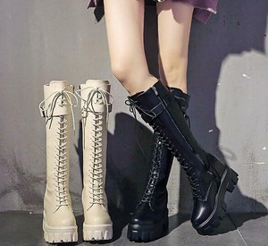 botas altas plataforma
