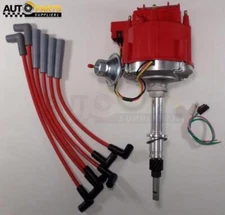 INLINE 6 232 258 4.2L 6 CYL HEI DISTRIBUTOR for JEEP CJ5 CJ7 + RED USA Wires