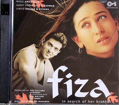 fiza CD Music: Anu Malik Guest Composer A.R. Rahman * BOLLYWOOD HINDI