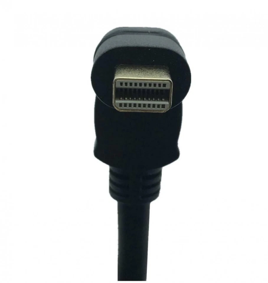 Mini DP (Displayport) Male to DP (Displayport) Female Panel Mount Cable - Down - Image 2 of 4