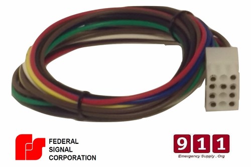 Federal Signal Power Harness Plug Cable 12 Pin Choose Length PA300 SS2000 - Picture 6 of 11