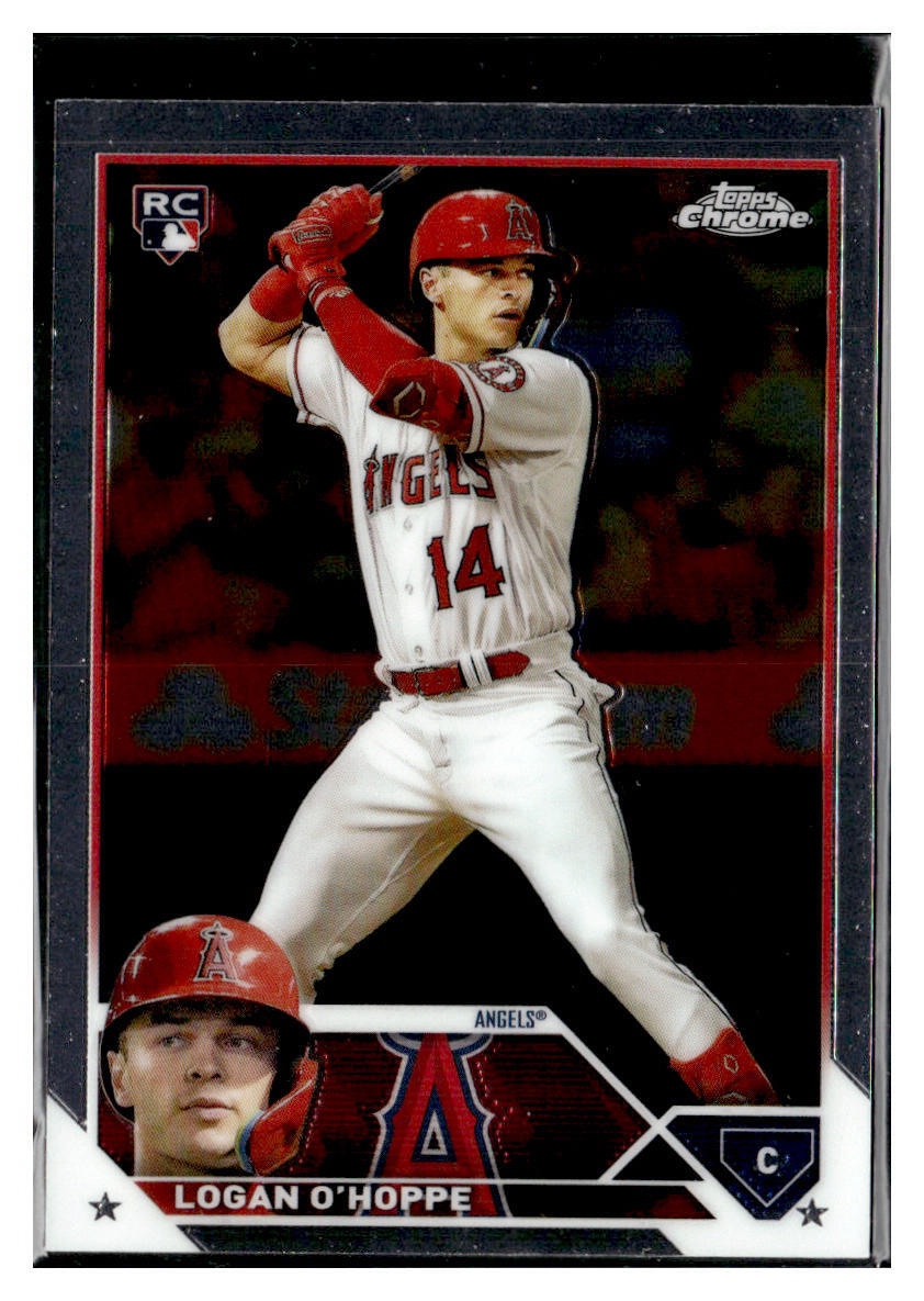 2023 Topps Chrome #188 Logan O'Hoppe Base RC Angels
