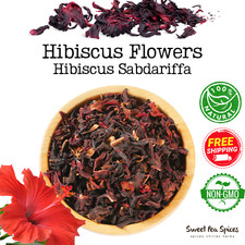 5 Lb Hibiscus Blooms Tea Flowers Bulk Loose Leaf - Flor de Jamaica - Bulk