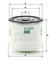 MANN-FILTER W 9050 ÖLFILTER FÜR FORD FORD AUSTRALIA LDV METROCAB