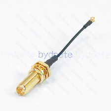RP-SMA female 20mm bulkhead Waterproof to IPX IPX1 UFL Coaxial cable 50ohm Kable