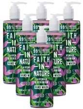 Image of Faith In Nature Soothing Hand Wash - Lavender and Geranium 400ml