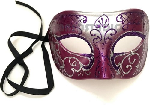 Mens Masquerade Ball Mask Cosplay Mardi Gras Prom Dance Birthday Bachelor Party - Picture 13 of 46