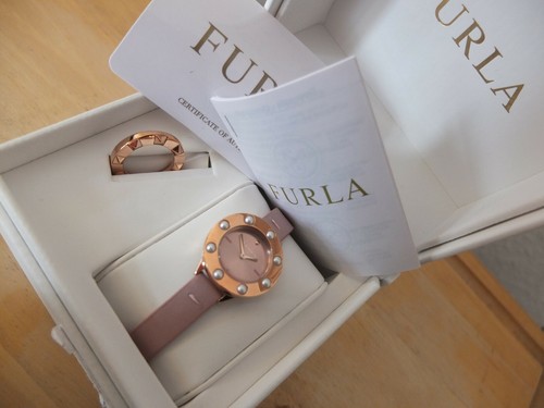 Furla Zärtliche Orologio Oro Con Cinturino Rosa Antico Nuovo R4251116501 \u0026  Box | eBay