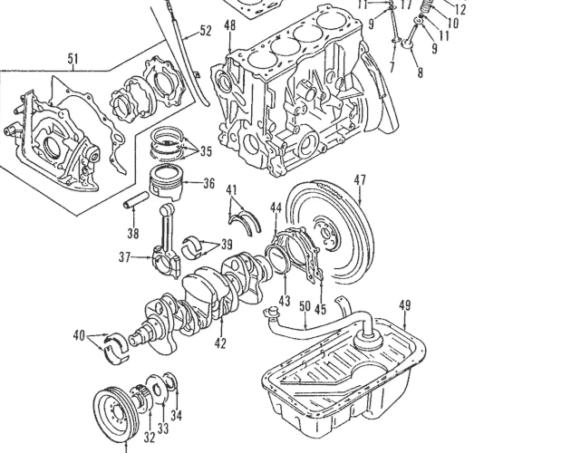 Engine Timing Crankshaft Sprocket for Suzuki Sidekick 1989-1995 1.6 — 第 2/2 张图片