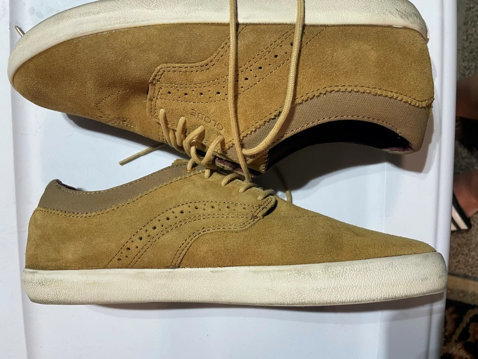 Zapatos de Skateboarding Marrón Gamuza Nuevos Fuera de Caja Foto 4 de 4