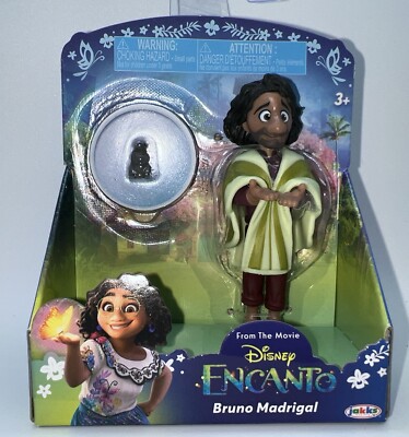 BRANDNEU VERPACKT Disney Encanto Bruno Madrigal 3 Zoll kleine Puppe/Figur Spielzeug
