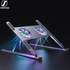 SeenDa Laptop Cooling Stand with 2 USB Fan Laptop Cooler Stand Pad