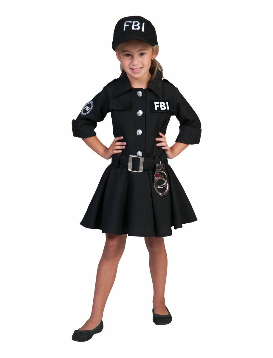 Costume Bambina Carnevale Poliziotta Americana Art.403122 - varie taglie