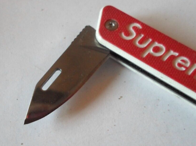 USED Supreme True Modern Keychain Knife - Red Logo SS22 | eBay USED Supreme True Modern Keychain Knife - Red Logo SS22 | eBay
