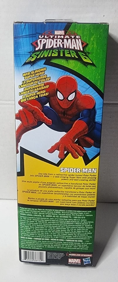¡Nueva figura Marvel Ultimate Spiderman Sinister Six Titan Hero Series 12" 12 pulgadas! Foto 2 de 3