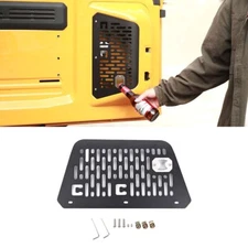 Tailgate Rear Exhaust Vent Panel Plate Cover Guard Trim For 21+ Ford Bronco 1pc