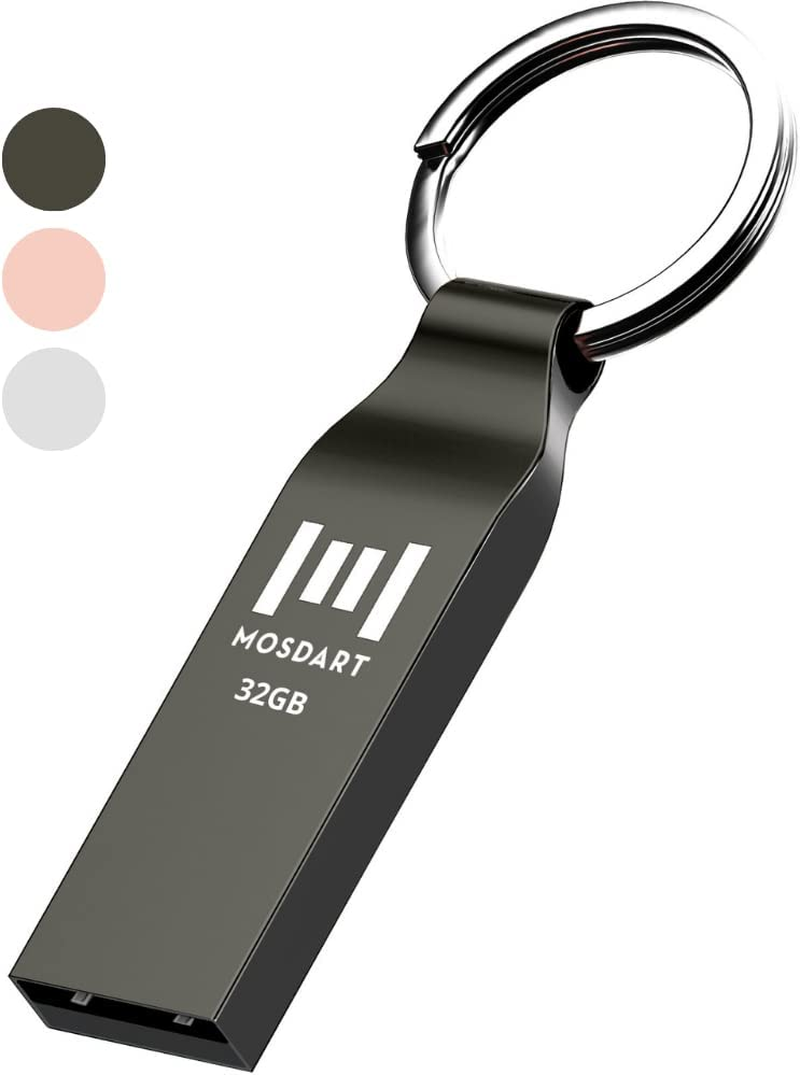 32GB FAT32 USB Flash Drive Waterproof Thumb Drive Metal Keychain Zip Drive 32G eBay