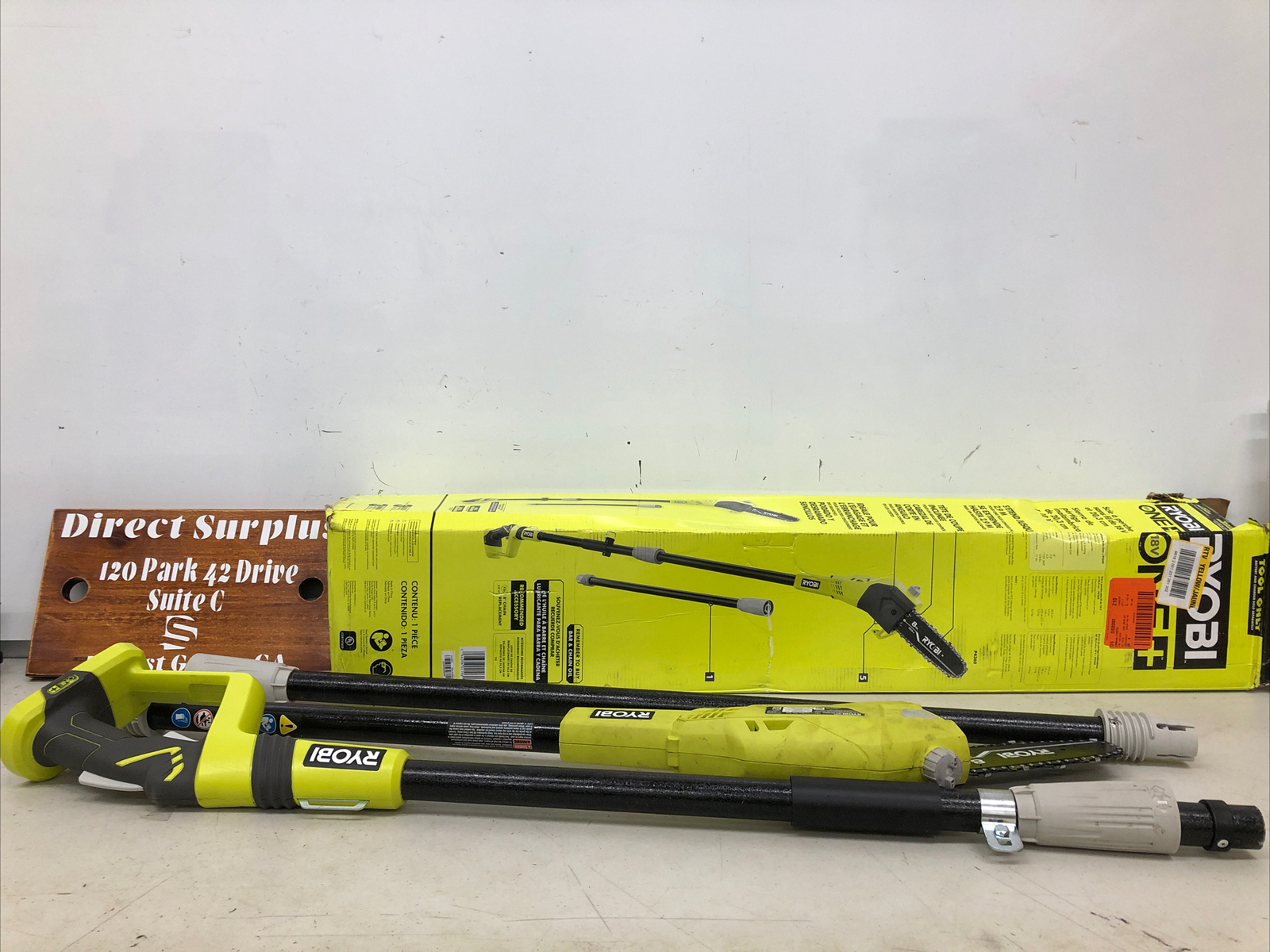 Ryobi ONE+ 18V 8 In Cordless Battery Pole Saw Lower Only Pruner w
