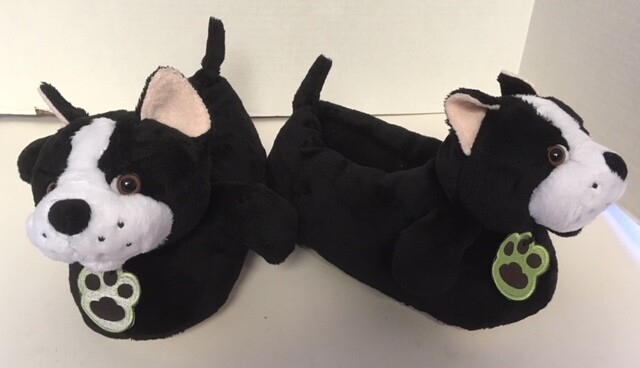 boston terrier slippers