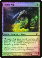 MTG FOIL Vector Asp  - Scars of Mirrodin #219