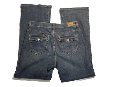 JEAN FEMME LEVIS PERFECTLY SLIMMING BOOTCUT 512 TAILLE 10 SHORT TAILLE FR 40 - Photo 1/4