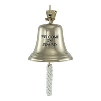 Glocke - Welcome On Board Wandglocke Aus Messing Sea-Club