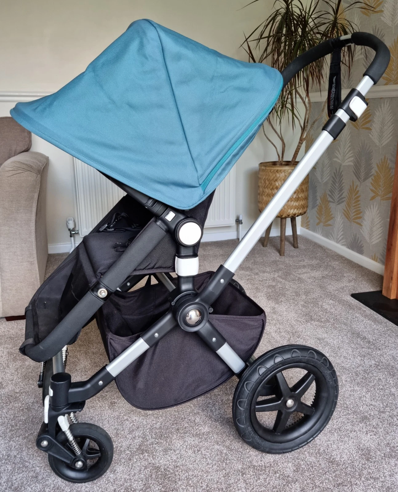 Bugaboo Cameleon 3 Push Chair Buggy Pram & Accessories, Petrol Blue