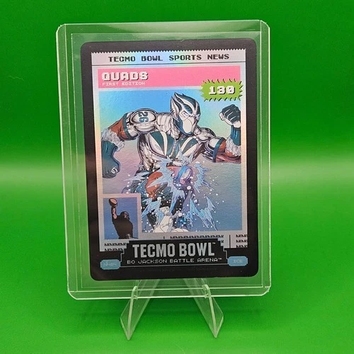2026 Bo Jackson Battle Arena Quads Ice Tecmo News Battlefoil #N484