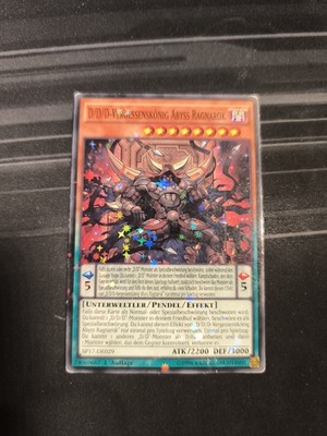 Yugioh D/D/D-Vergessenskönig Abyss Ragnarok SDPD-DE012 Glitzer 