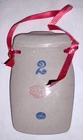 Small Vintage Red Wing Pottery #2 Christmas Ornament Crock 1994 Deer Park, WI
