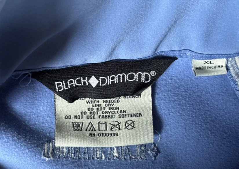 Chaqueta para mujer Black Diamond XL azul caparazón blando Mount Washington Resort logotipo NH Foto 3 de 4