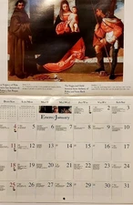 bible verses Cristiana Christian catholic wal calendar 2026 calendario Bilingual