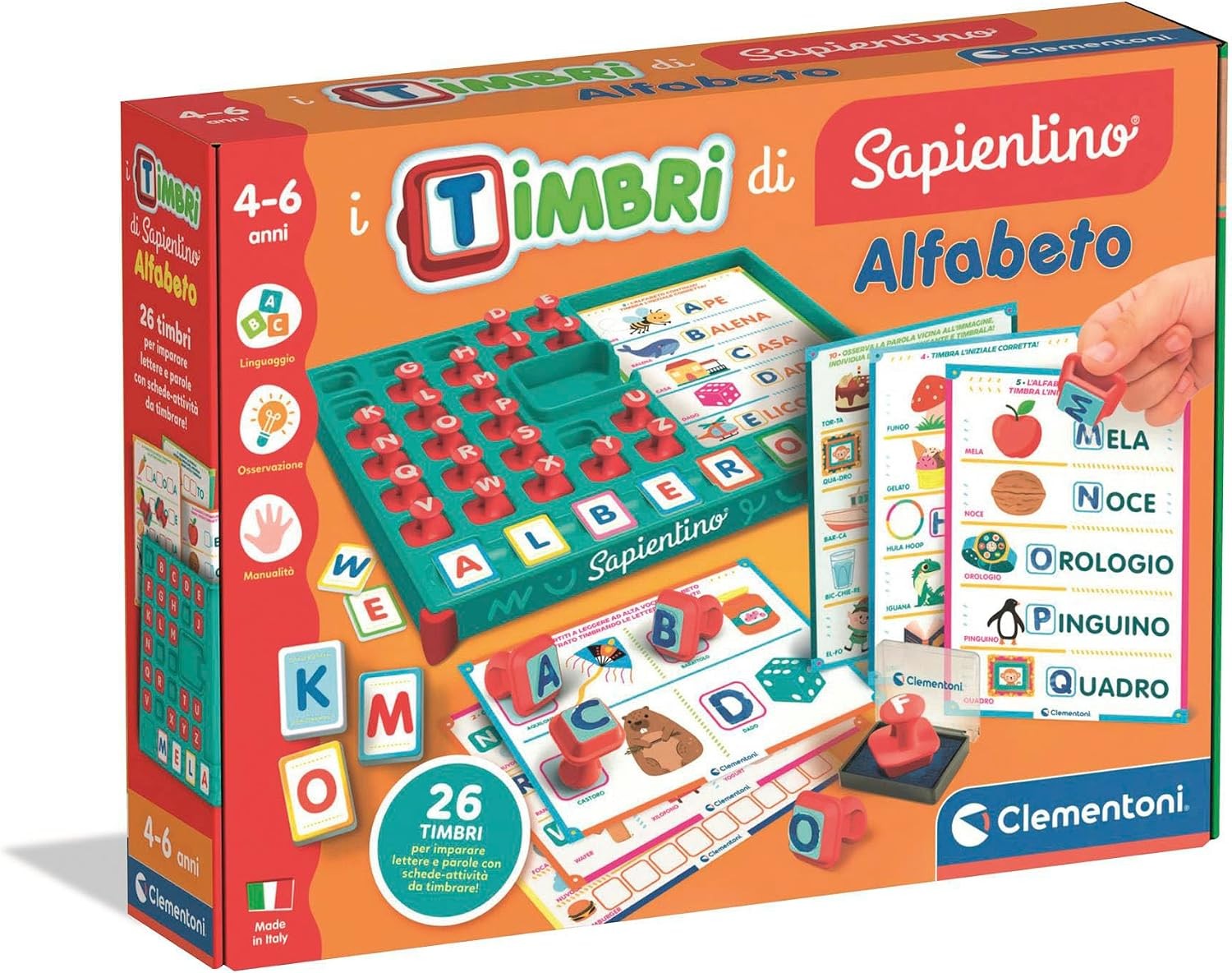 Merchandising Clementoni: Timbri Dalla A Alla Z - Immagine 2