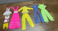 Vintage Barbie Doll Clothes Lot Of 8 Branded and Unbranded TC JD