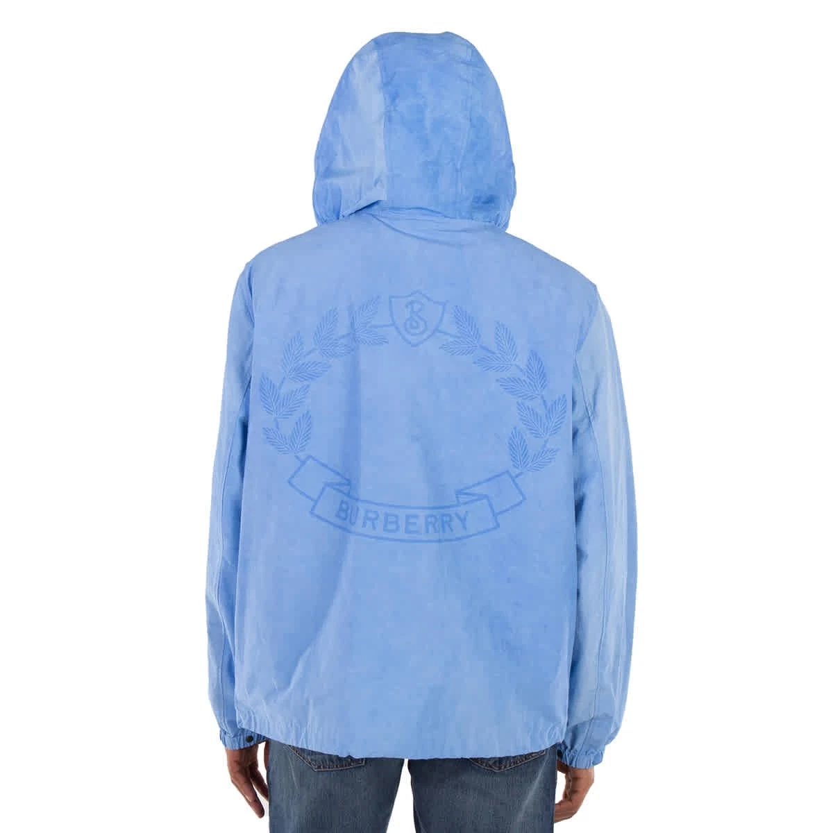 Giacca tecnica con cappuccio Burberry Ekd in cotone taglia media