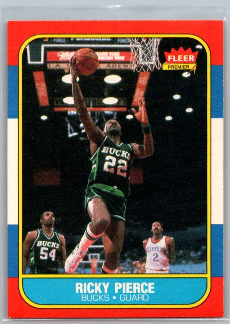 1986-87 Fleer - Ricky Pierce #87
