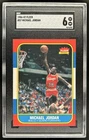 1986-87 Fleer Michael Jordan Rookie RC #57 Bulls SGC 6