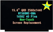 New LCD Screen for MSI Pulse 15 B13V QHD 40pin 165Hz Non-Touch Display